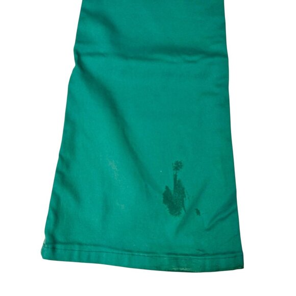 Edikted Pants Womens MED Green High Rise Flare Bell Bottom Stretch Zip Fly - Picture 7 of 11